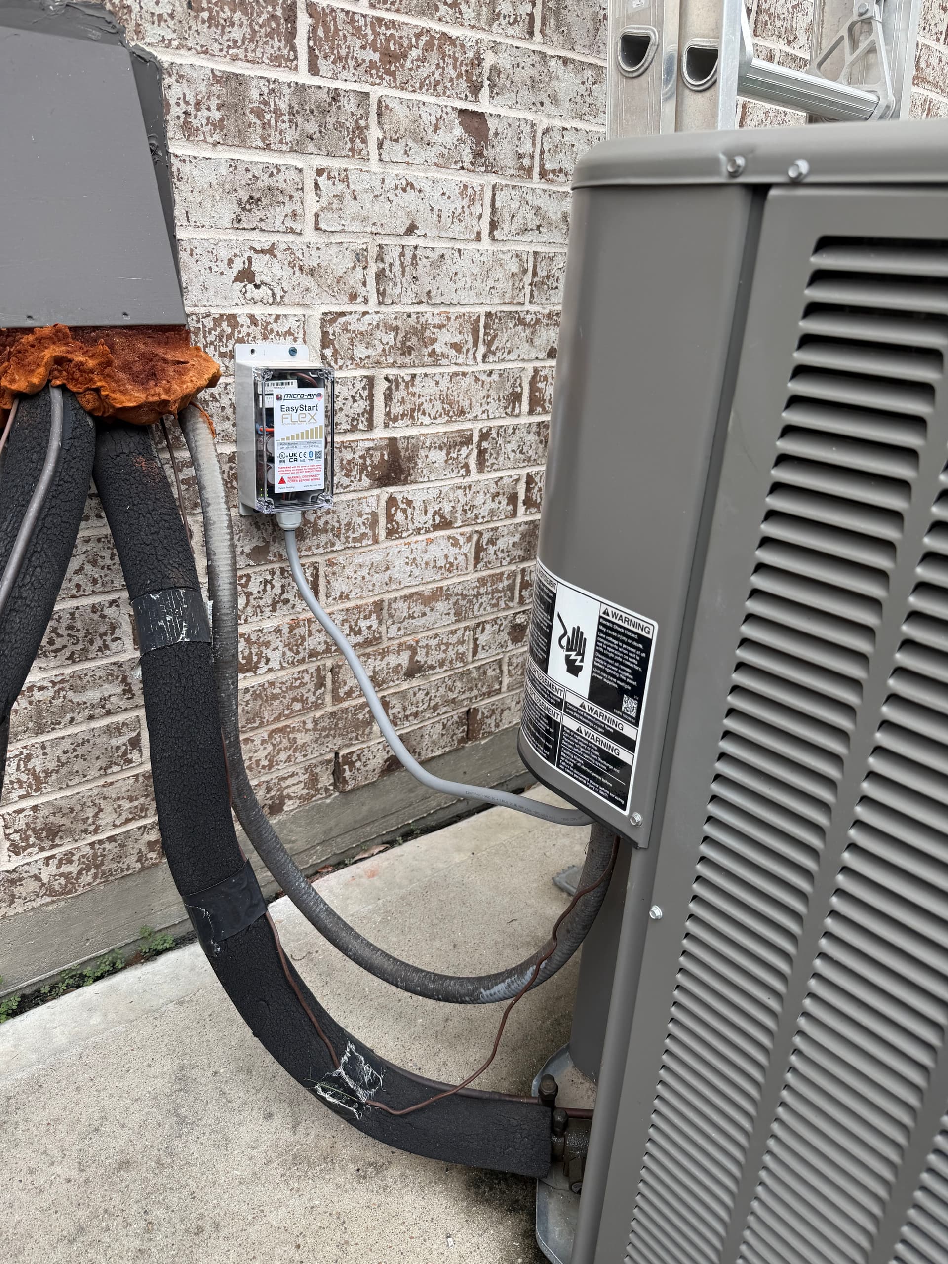 AC Soft Start Install Keeps Your HVAC Running on Generator Power in Porter